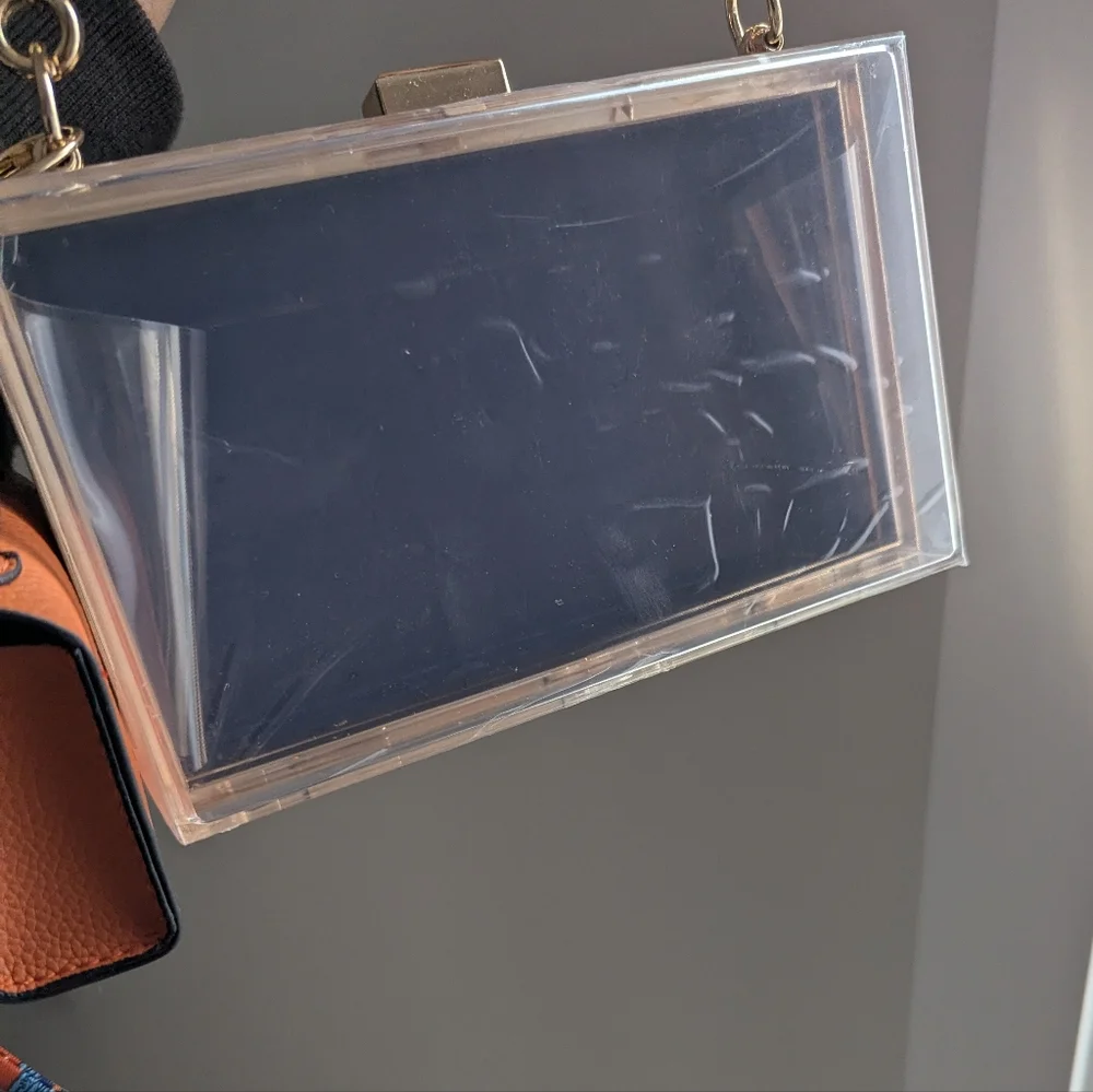 Hermes Paper Shopping Bag UPCYCLED Novelty Clutch - Picture 10 of 10